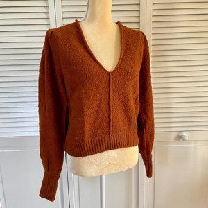 Free People Balloon Sleeve Sweater